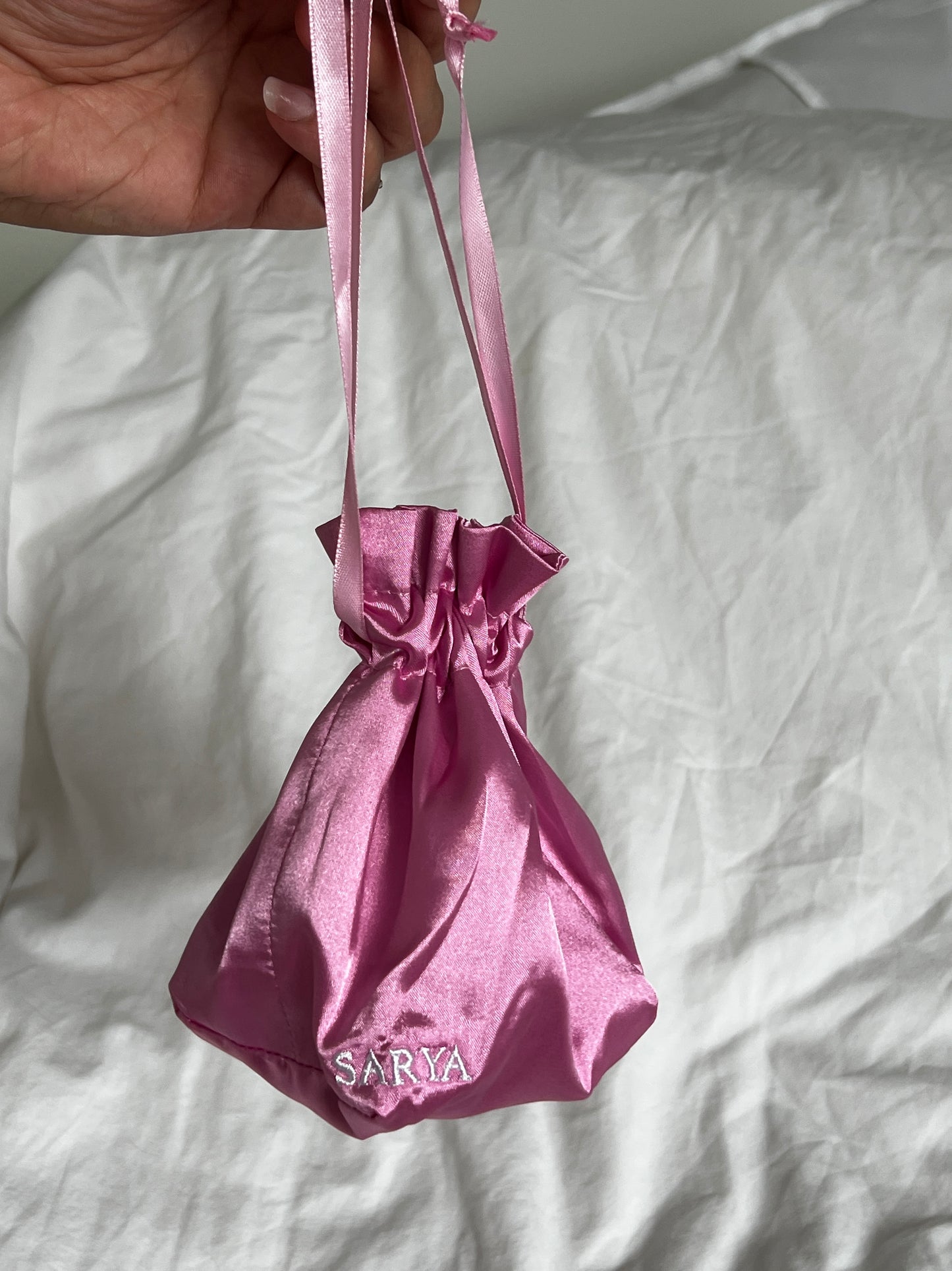 Small satin bag