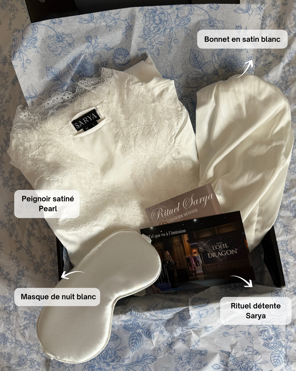 Coffret Dragon - Peignoir blanc 🤍