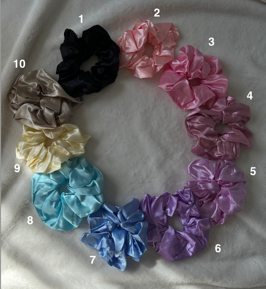 Satin scrunchie