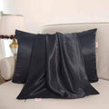 Taie en satin noire