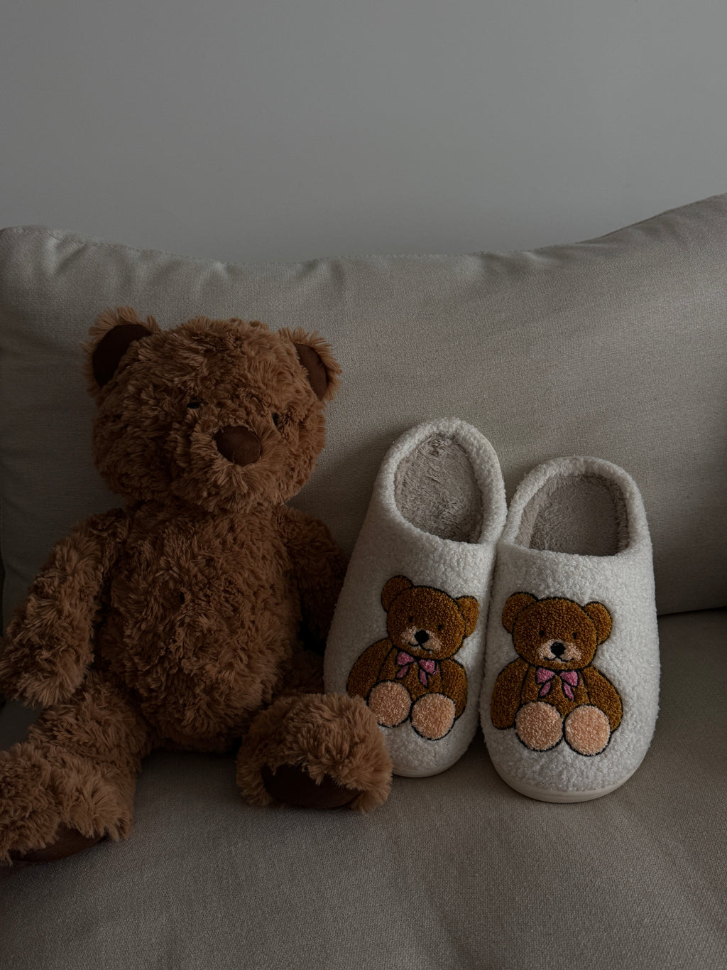 Pantoufles Teddy Bow