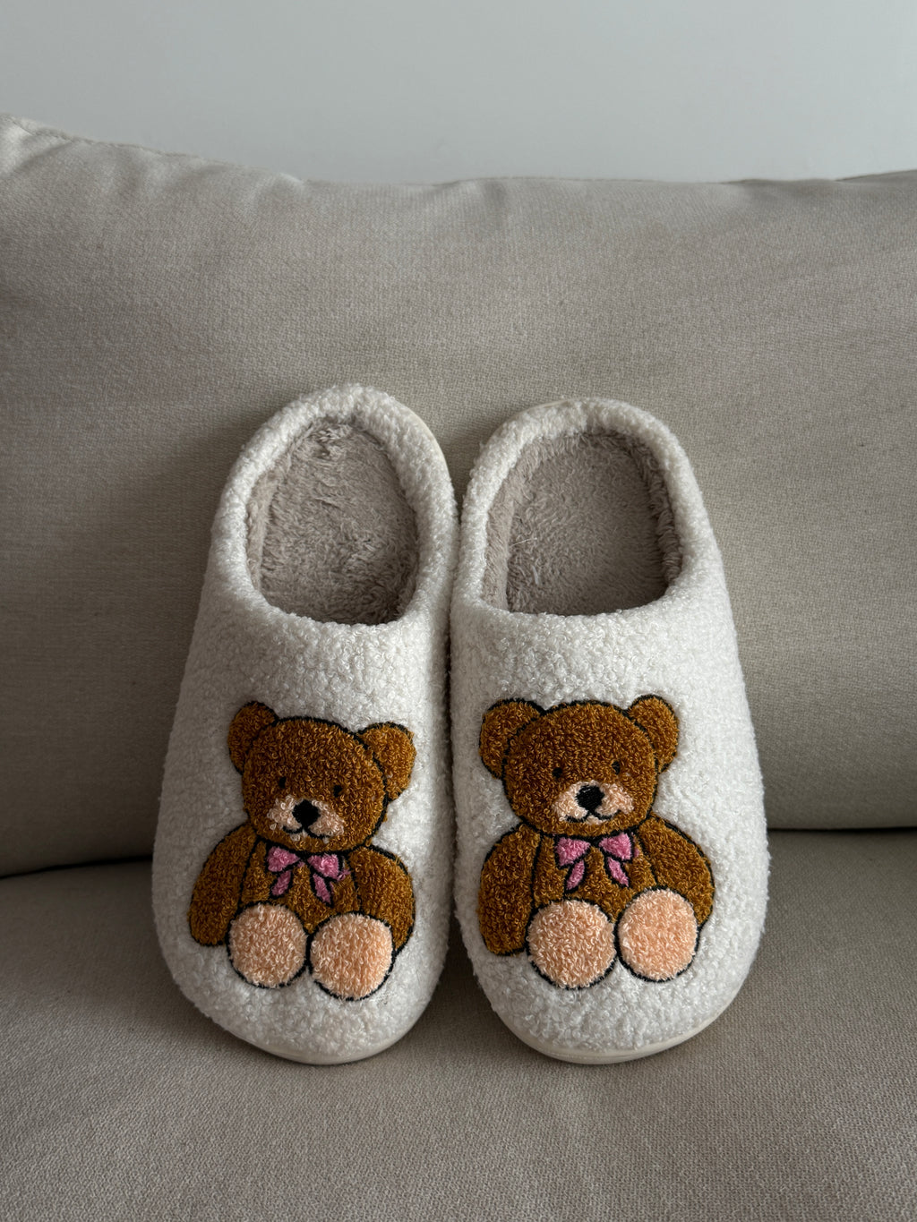 Pantoufles Teddy Bow