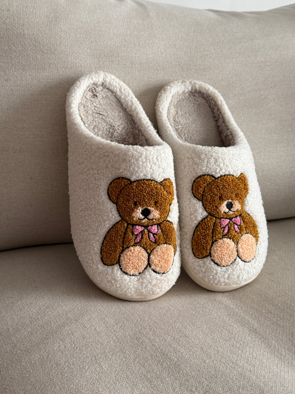 Pantoufles Teddy Bow