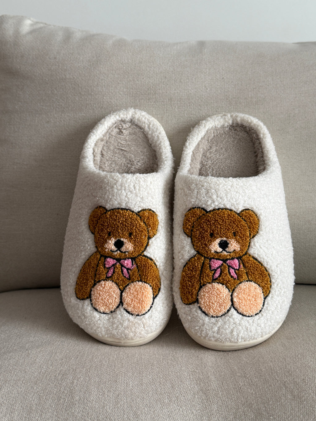 Pantoufles Teddy Bow