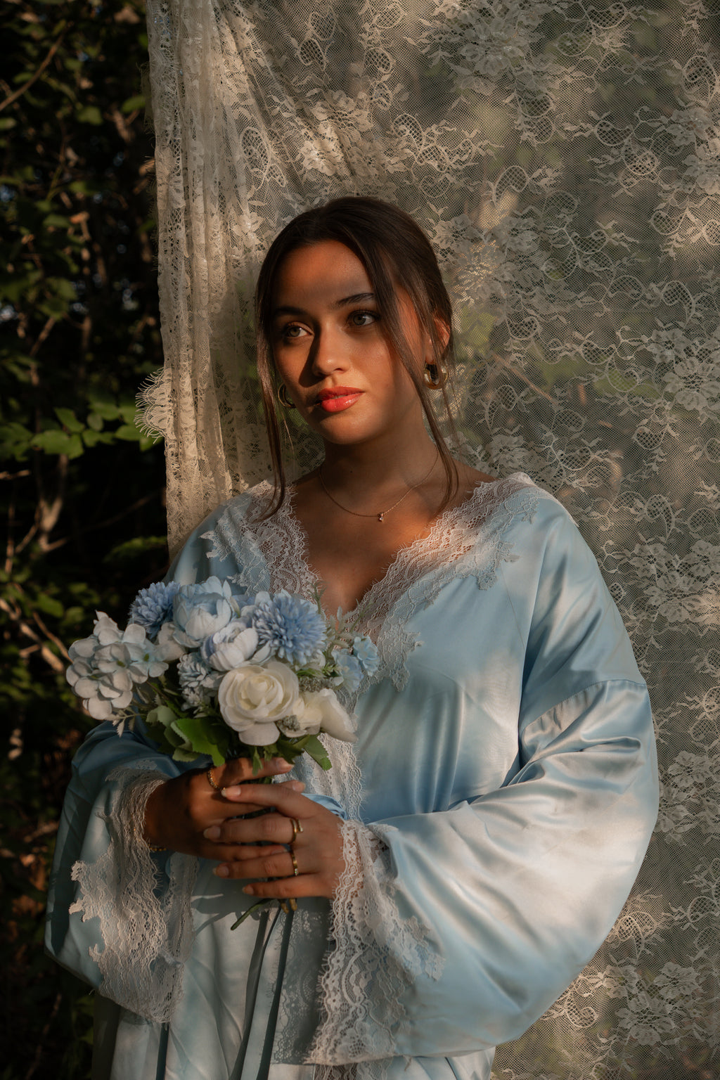 Peignoir - Something Blue