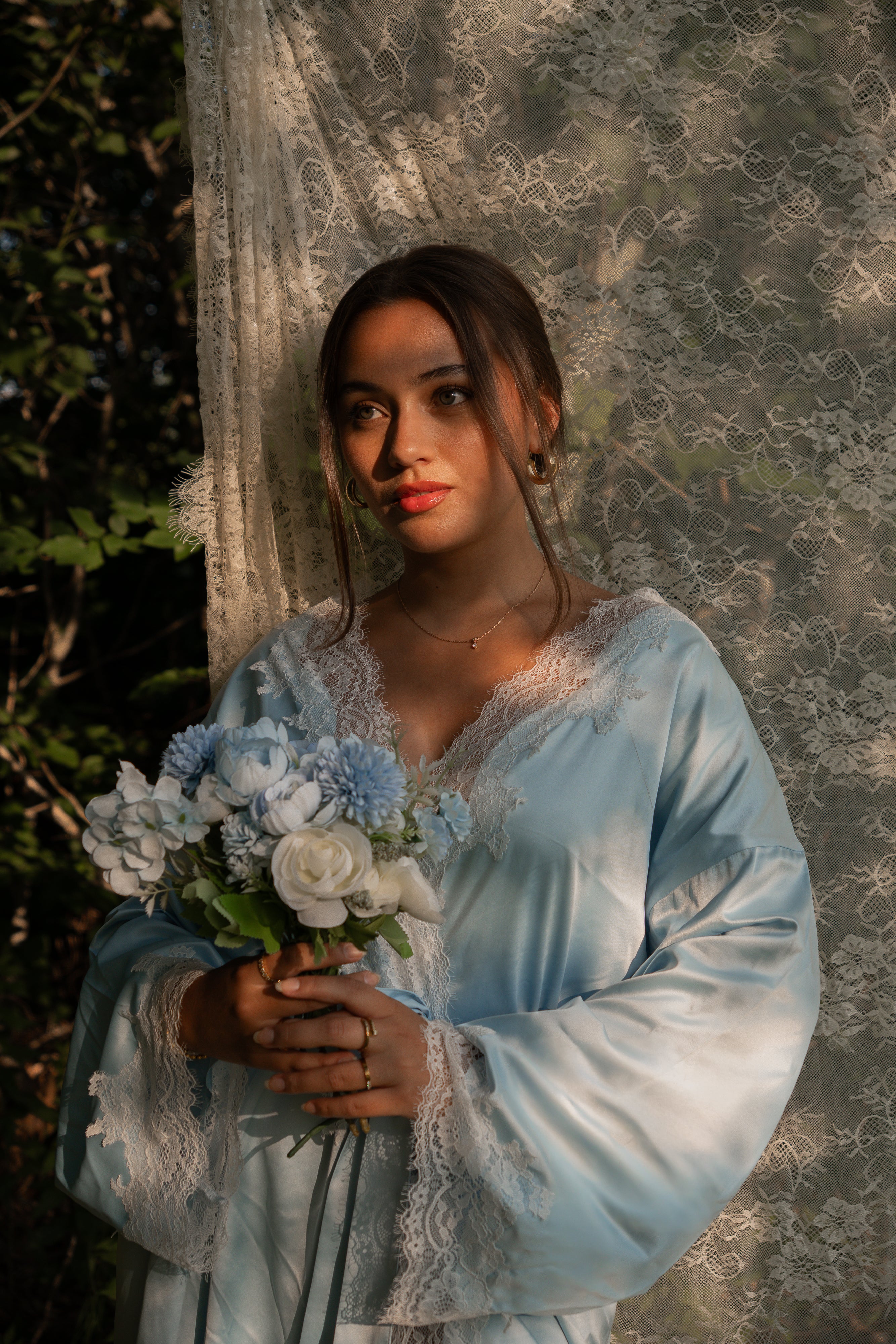 Peignoir - Something Blue