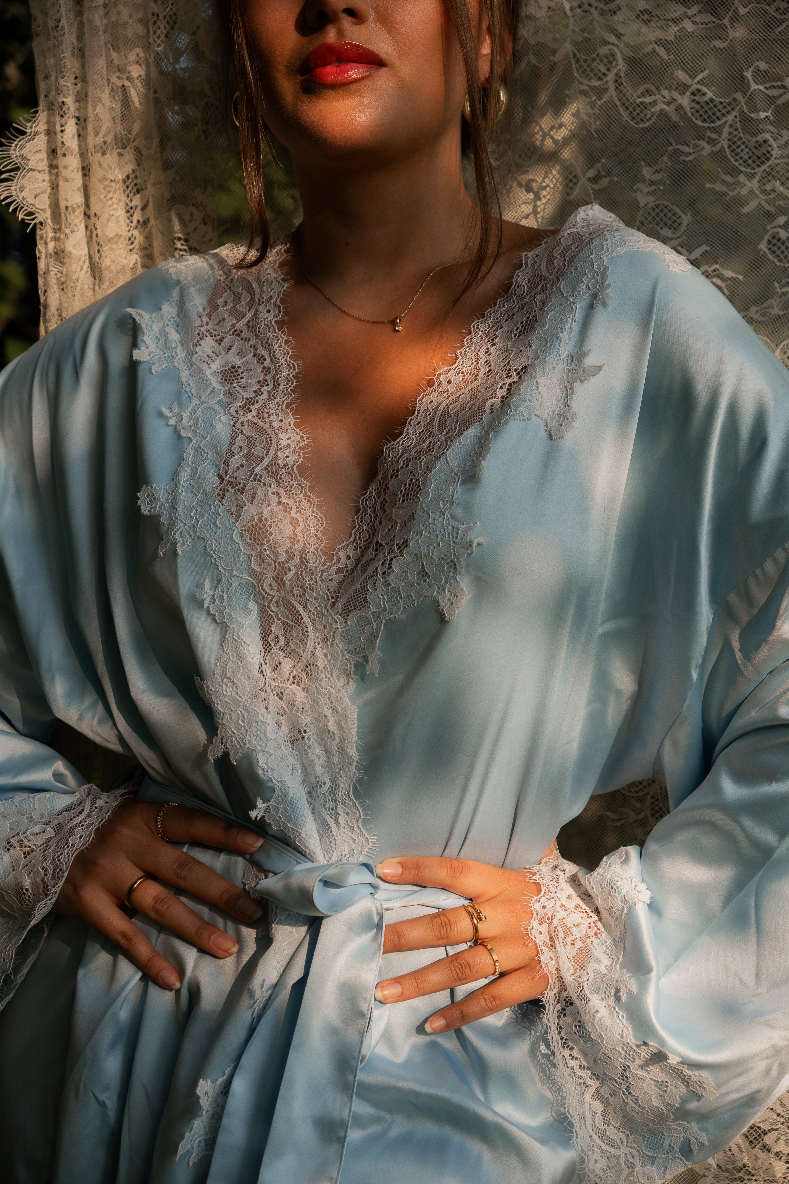 Peignoir - Something Blue
