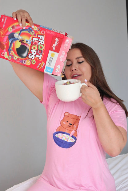 MORNING TEDDY NIGHTGOWN